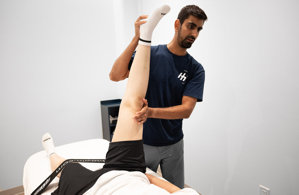 Fascial Stretch Therapy (FST) session at Hayer Health