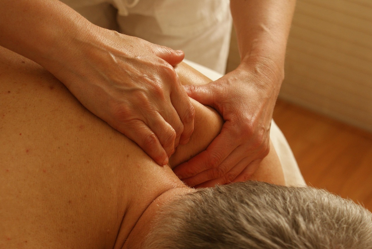 deep tissue Massage therapy session in our clinic, at Hayer Health.